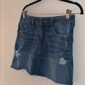 Abercrombie & Fitch denim mini skirt